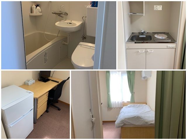 築浅のバストイレ付個室になります。WiFiも完備！