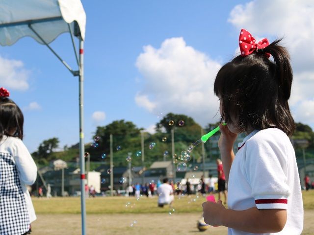 島民の方との交流も深められます♪ある方は、地元の運動会にも参加されてました～♪