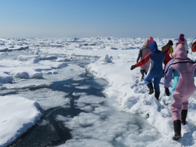 世界遺産知床で流氷ウォーク☆