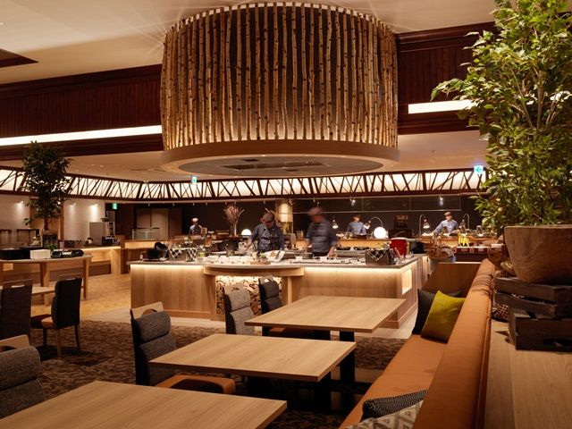 ビュッフェ会場はこちら！