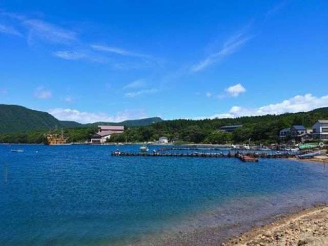 ☆芦ノ湖は歩いてすぐです
