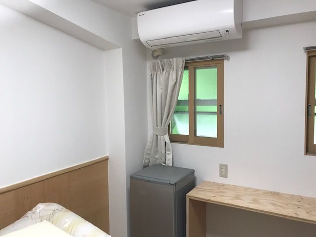 寮の中はリフォームしたてでとてもきれいです。