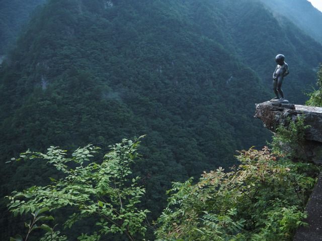 祖谷渓の小便小僧★