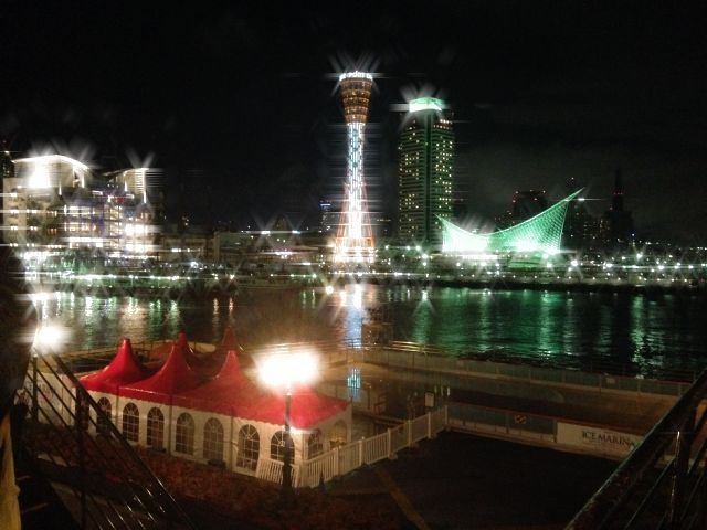 神戸の夜景はとても綺麗です。