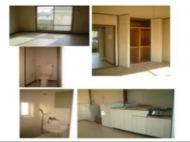 寮のお部屋イメージ。お部屋内にトイレ・お風呂付きです。