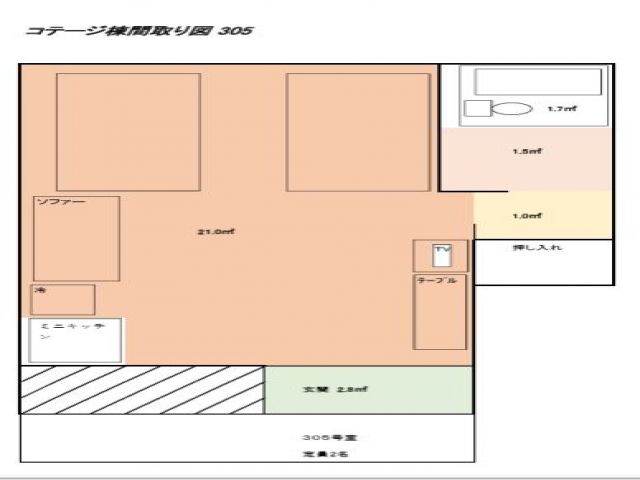 お部屋の間取りです（一例）