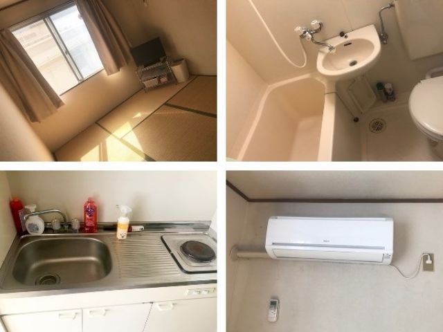 個室寮完備！
嬉しい風呂・トイレ・キッチン付き☆
職場までも徒歩3～5分程と通勤も便利！