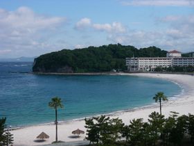 施設から海が一望できます♪