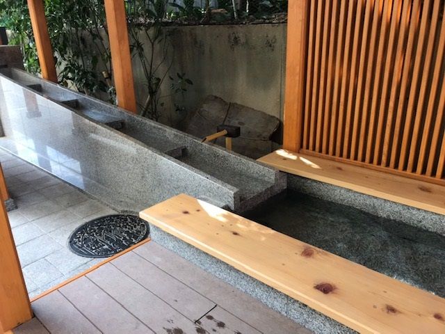 足湯もありますよ♪温まります。