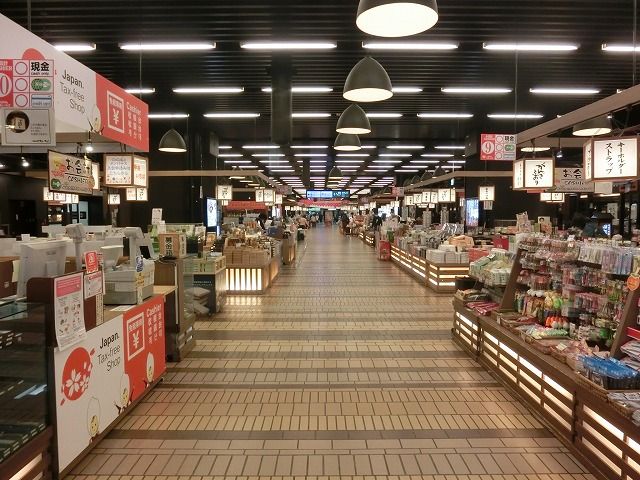 越後湯沢駅には飲食店、お土産屋、コンビニ、日本酒のお店などあります