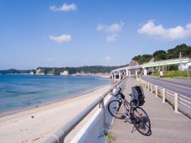 目の前は海です！