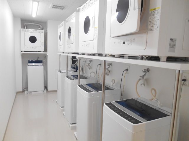 もちろん無料で洗濯機・乾燥機も利用できます♪