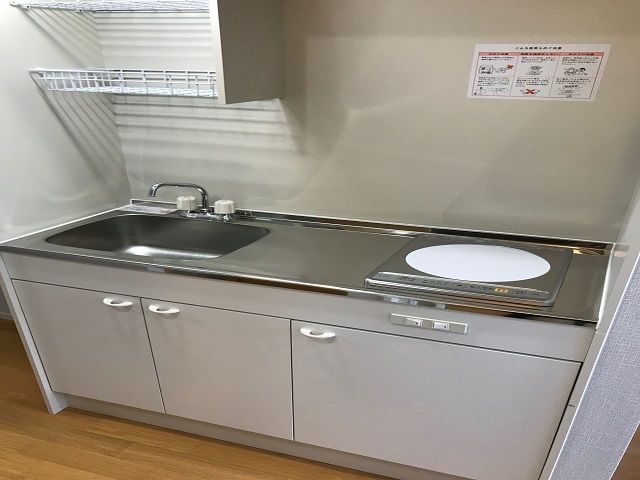 キッチンも広々として使いやすいです！