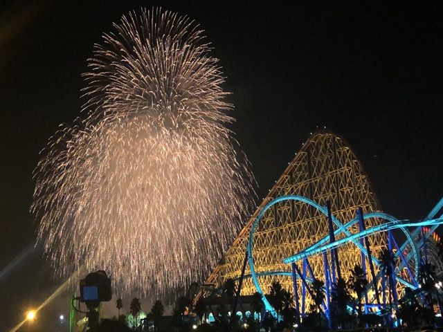 夏のナガシマは花火大会も有（8月10～16・23・24・30日予定）！間近で絶景と感動を☆