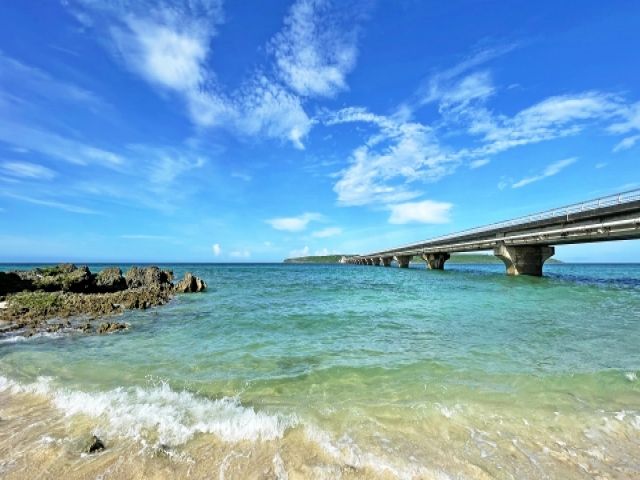 来間大橋を渡った先には夜空綺麗な自然溢れる島へと☆