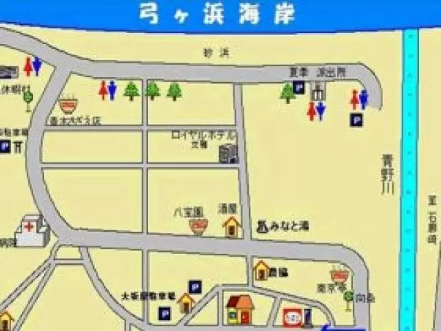 伊豆エリアの中でも屈指の美しさの弓ヶ浜。ホテルはその海岸線に建っています。