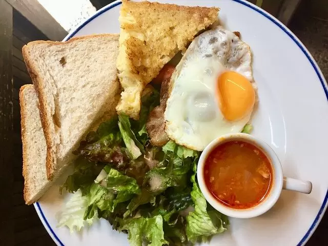 自慢の昼食です！