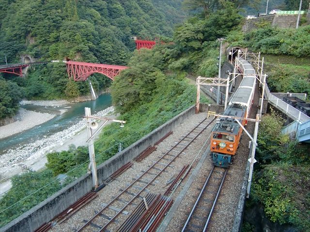 宇奈月の車窓から・・・♪