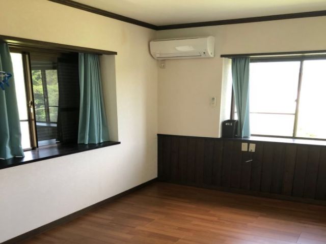 寮からの景色になります。