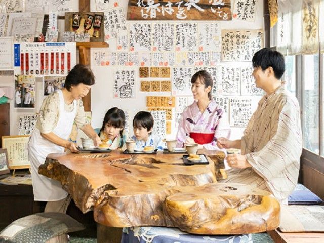 温泉地内の人気スポット「おばあかふぇ」