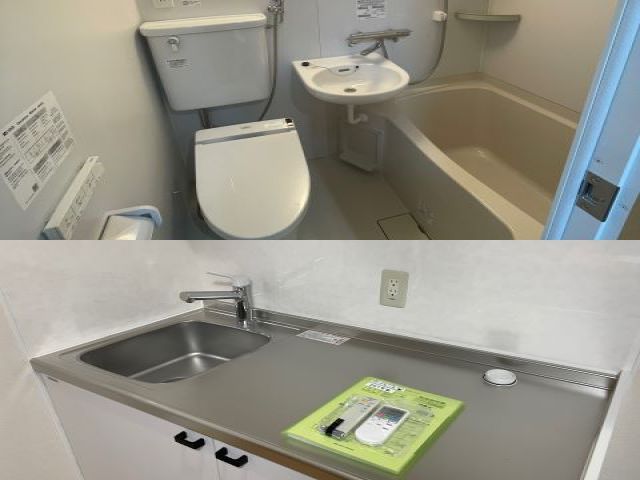 寮はキッチン・風呂トイレ付のお部屋にご案内となります