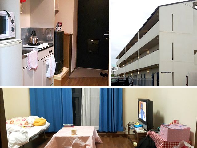 シェアハウスの個室。
※寮により間取り、設備が変わります。