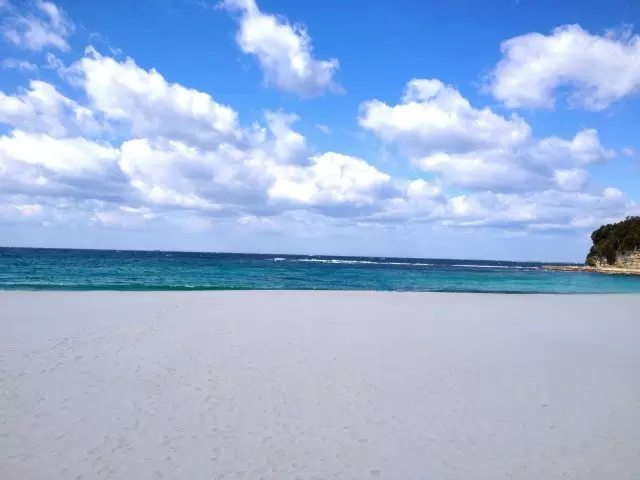 人気のビーチ白良浜！