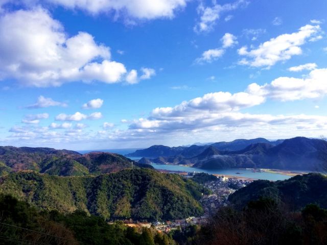 城崎ロープウェイからの景色は絶景が広がっています。