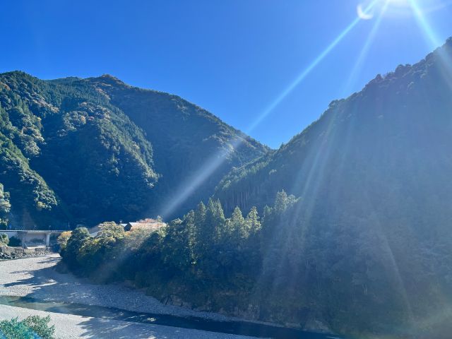 空が青くて空気も美味しい♪