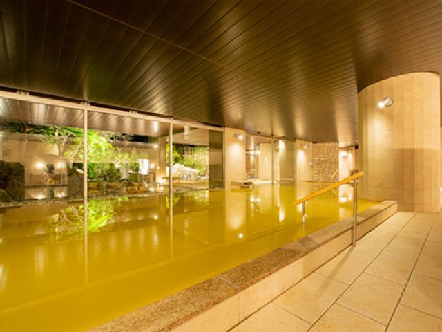 温泉にも入り放題です！