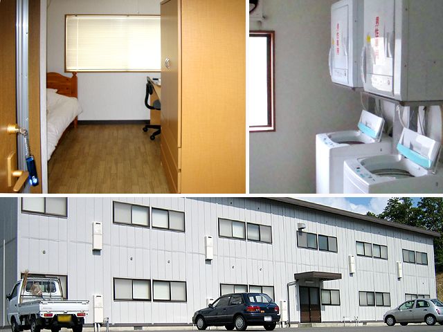 小っちゃい部屋ですが居心地の良い個室寮です。