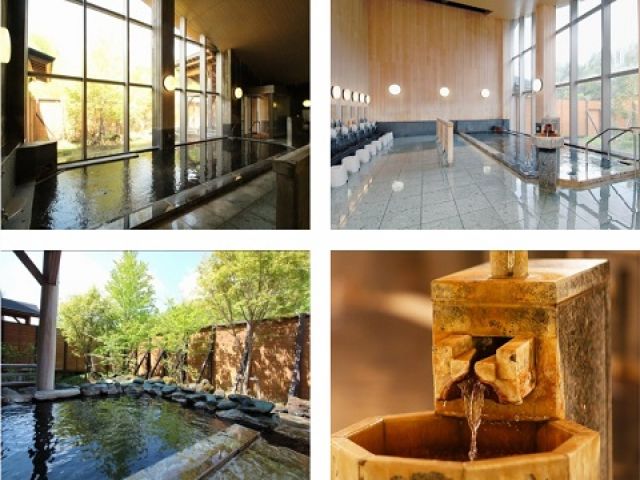 館内温泉も入浴可能♪1日の疲れを温泉で癒してください!!星空を見ながらの温泉は最高です!!