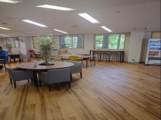 食堂メニューも充実しております