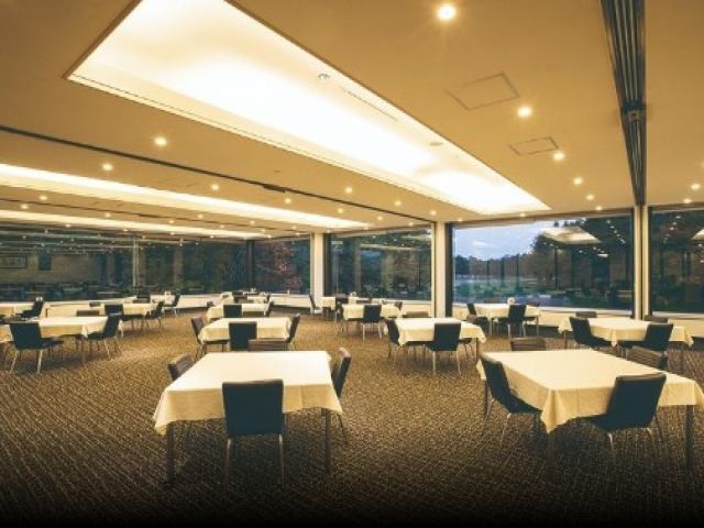 クラブハウス内のレストラン！