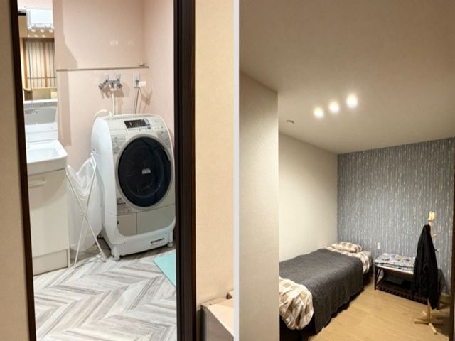 とてもきれいなお部屋で生活できます。
職場まで徒歩30秒かかりません！