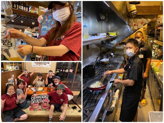 恩納村の居酒屋で調理補助のお仕事！未経験の方でも是非お問合せ下さい！