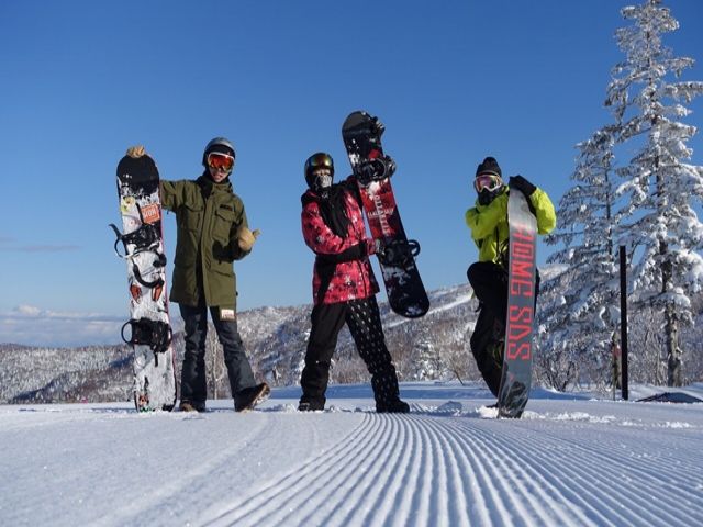 毎日極上のパウダースノーが毎日味わえる幸せ(●´∀｀●)