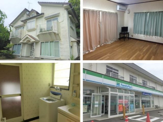 一軒家タイプでそれぞれ個室のお部屋があります!! 
近くにコンビニあります!!