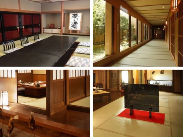 館内の廊下はすべて畳敷です!!