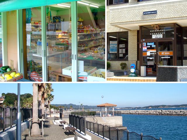 郵便局や個人商店もあります！