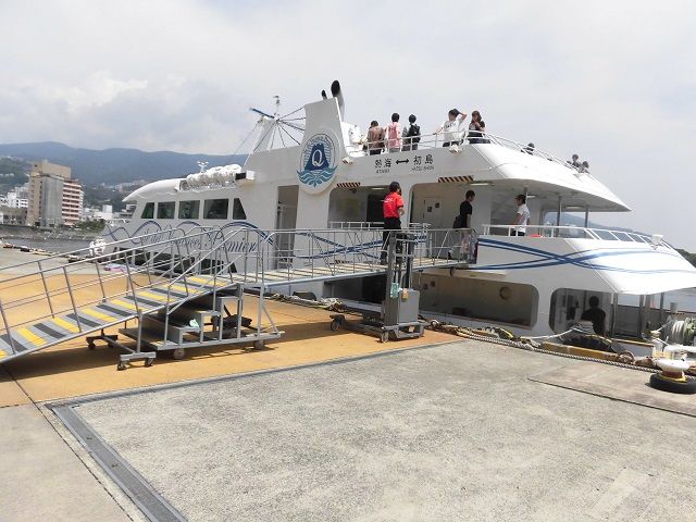 フェリーに乗る機会もないですよ！