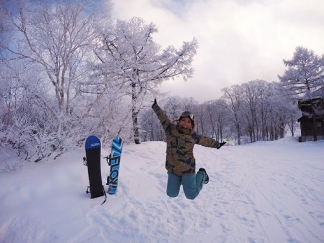 一面雪景色ですよ！！