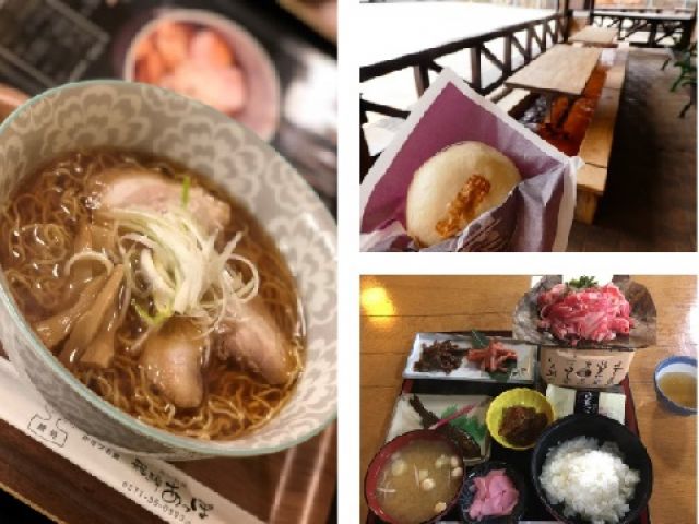 休みには高山観光もお勧めです☆食べ歩きできるお店も多いので散歩するだけでも楽しめます☆