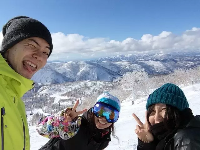 毎日極上のパウダースノーが毎日味わえる幸せ(●´∀｀●)
