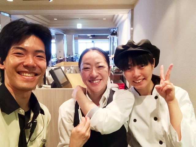 仲間と一緒にお仕事も頑張る♪