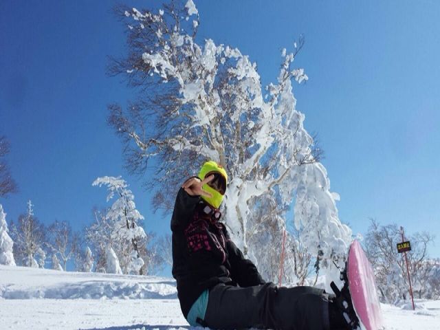 毎日極上のパウダースノーが毎日味わえる幸せ(●´∀｀●)