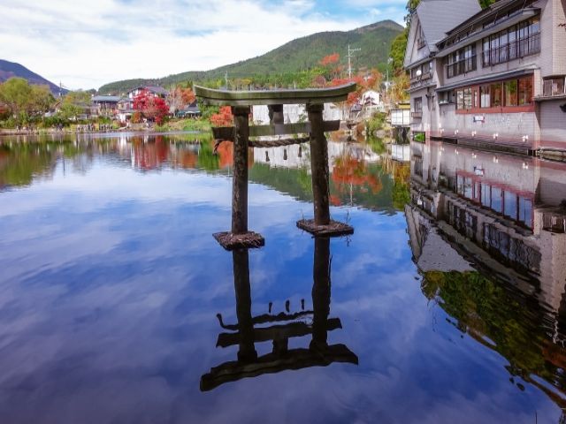 由布院シンボル☆金鱗湖