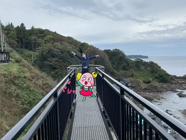 敷地内に展望台があります！眺めもきれいでオススメエリアですよ～♪