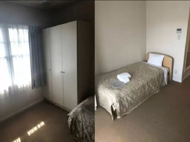 写真だと少し暗く見えますが、綺麗な1R個室寮です！