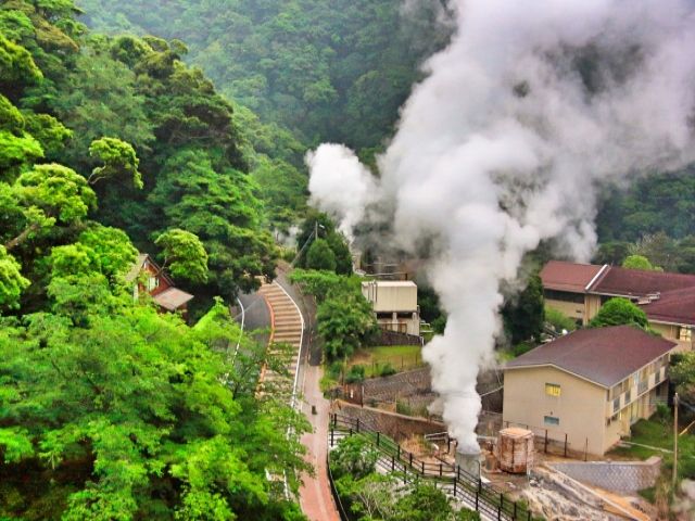 湯けむりの景色にも癒されますよ☆